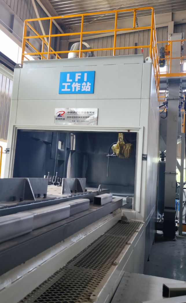 渝中喷砂机自动化改造 提升生产线产能