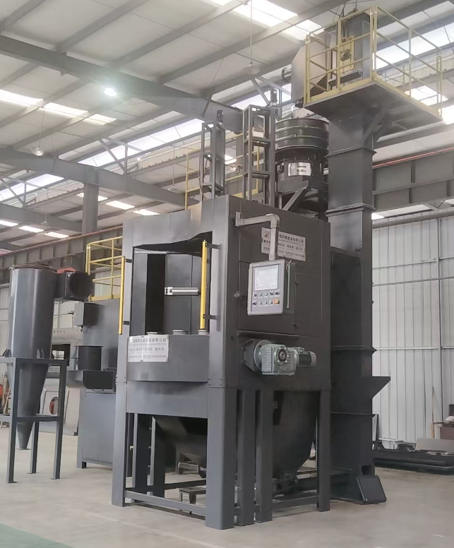 渝中转盘式喷砂机 提升圆形工件处理效率